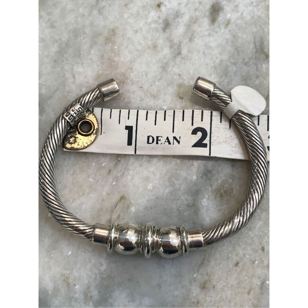 .925 Cuff Bracelet Sterling Silver Jewelry - Picture 6 of 7